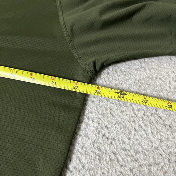 Youngla Shirt Mens XL Green Performance Workout Stretch Lightweight Short Sleeve - Picture 8 of 9